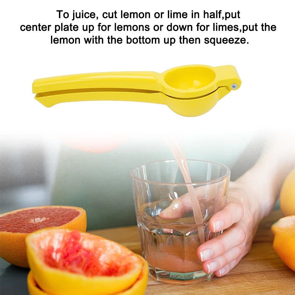Heavy-Duty Aluminum Citrus Press (Organic searches for "heavy-duty" are very strong because cheap plastic squeezers notoriously snap in half).