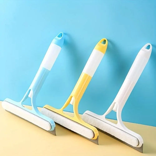 2-in-1 Window Squeegee with Built-in Spray Bottle