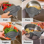 Silicone Clip-On Pot Strainer