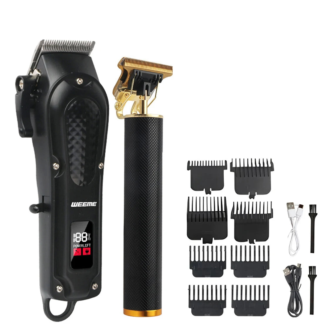 Premium Pro Men's Grooming Kit & Hair Clipper Set