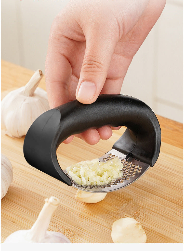 Ergonomic Stainless Steel Garlic Rocker