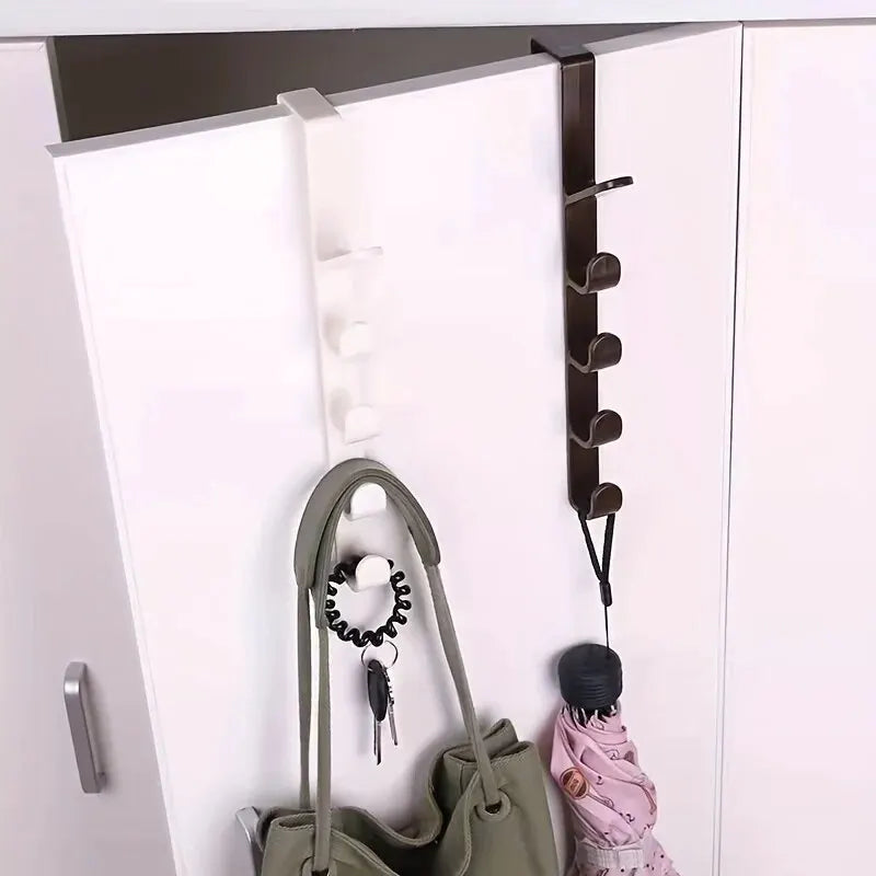 Space-Saving No-Drill Door Hanger Hooks