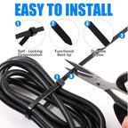 Multi-Purpose Adjustable Cable Organizer Ties