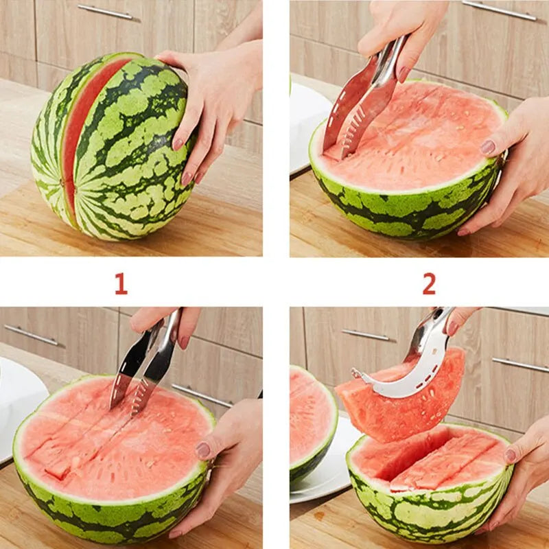 Premium Stainless Steel Watermelon Slicer