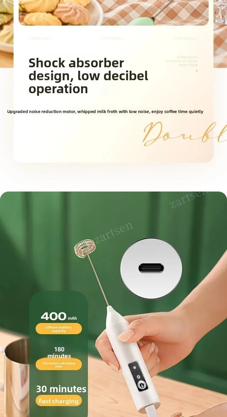 Rechargeable Handheld Milk Frother