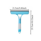 2-in-1 Window Squeegee with Built-in Spray Bottle