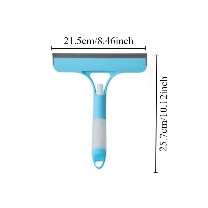 2-in-1 Window Squeegee with Built-in Spray Bottle