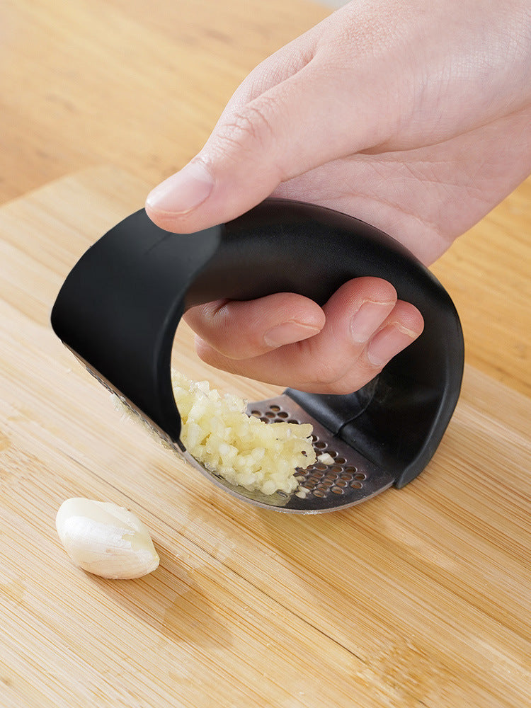 Ergonomic Stainless Steel Garlic Rocker