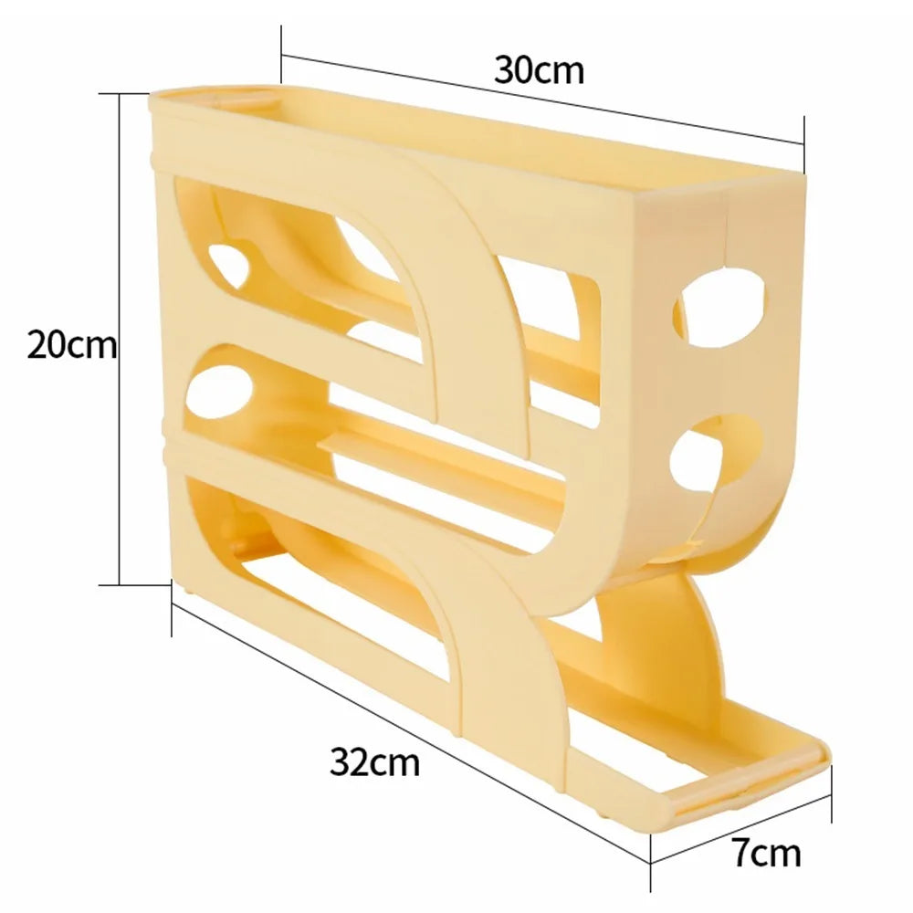Space-Saving Refrigerator Egg Organizer