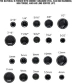 Quick-Change Hex Socket Drill Bit Set