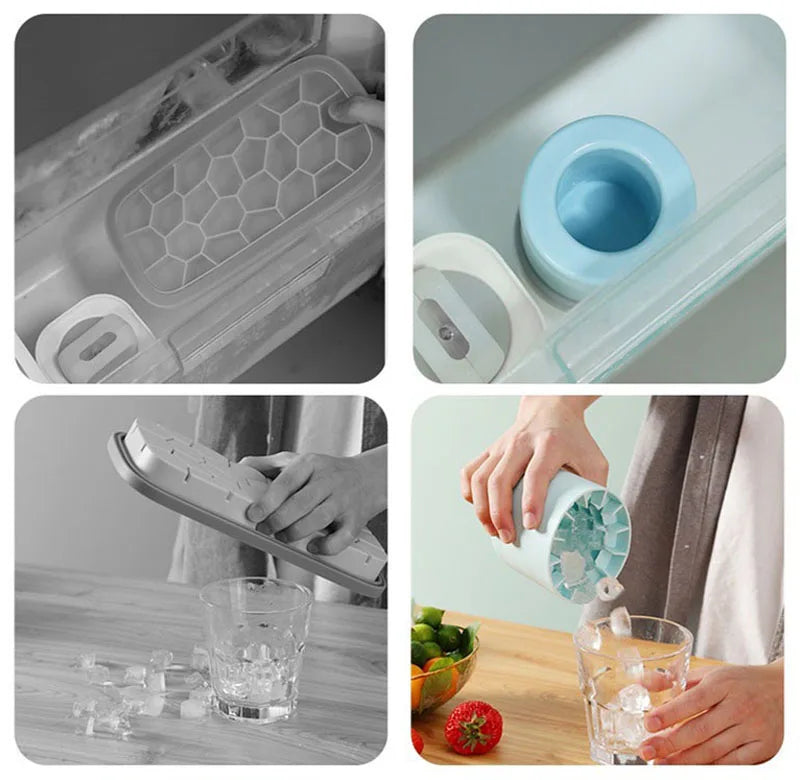 Quick-Release Mini Ice Cube Mold