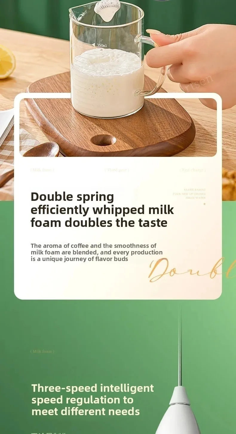 Rechargeable Handheld Milk Frother