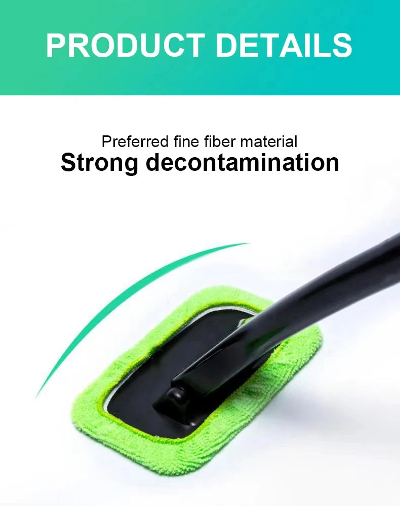 Ergonomic Car Windshield Cleaning Wand