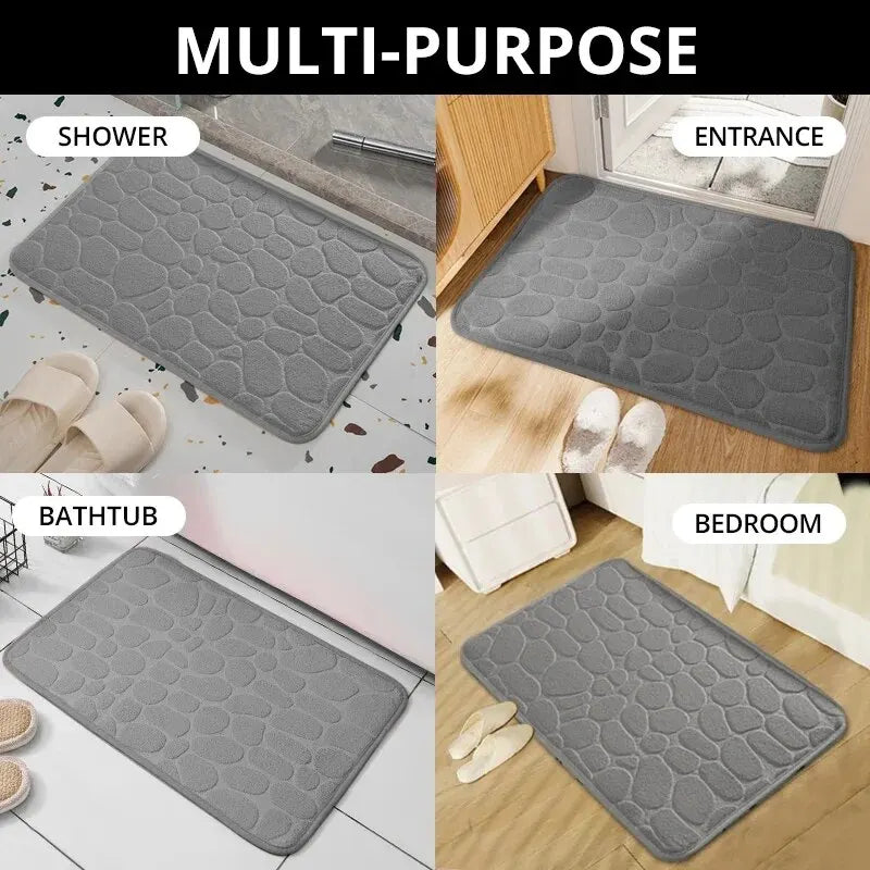Ultra-Absorbent Memory Foam Bath Mat