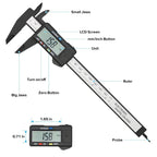 Electronic Digital Caliper with LCD Display