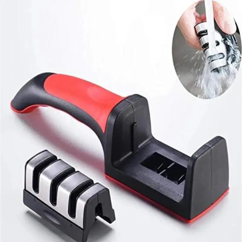 Ergonomic 3-in-1 Handheld Knife Sharpener
