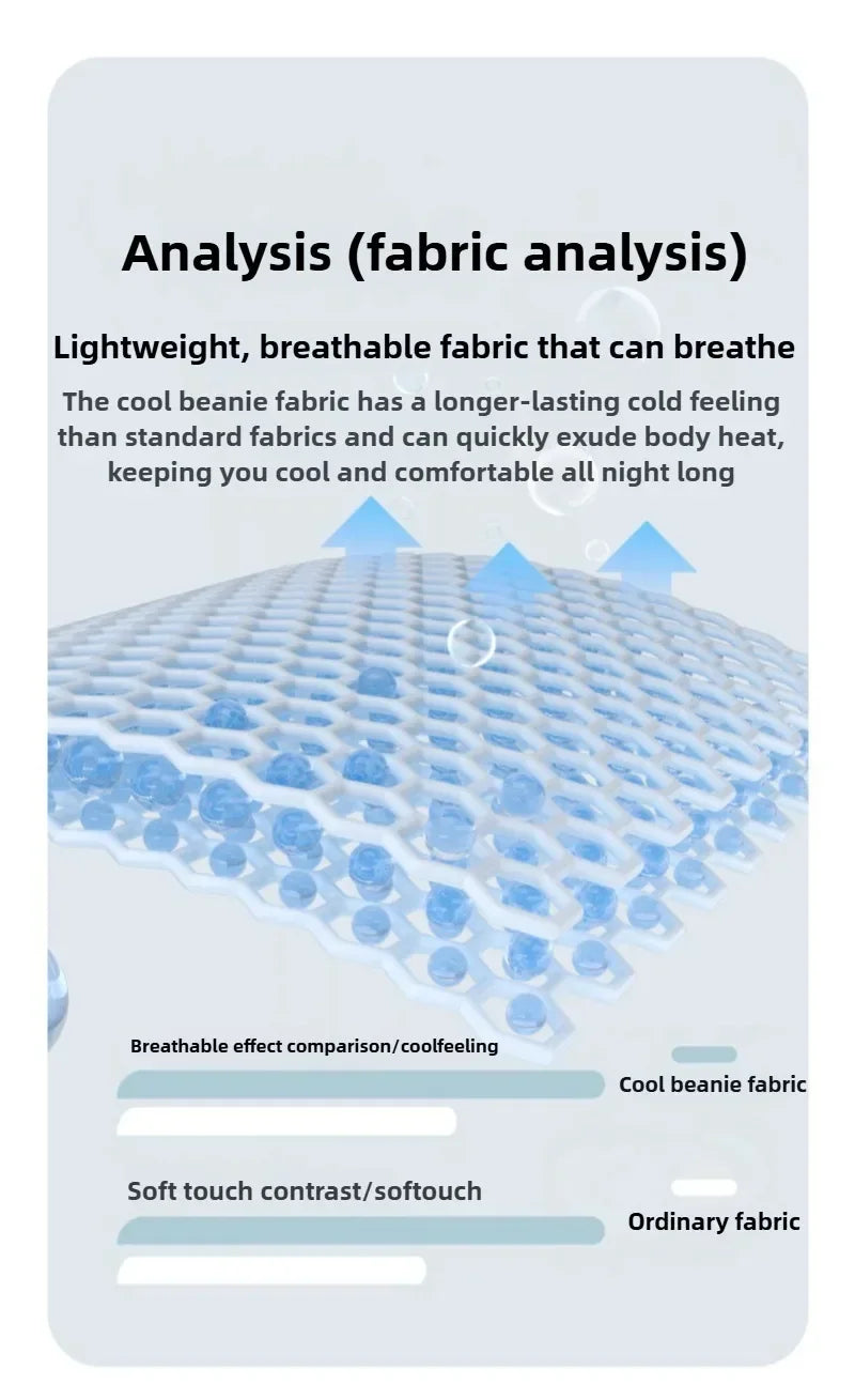 Ultra-Cooling Textured Summer Pillowcase