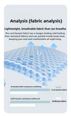 Ultra-Cooling Textured Summer Pillowcase