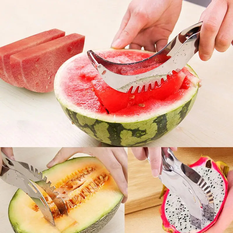 Premium Stainless Steel Watermelon Slicer