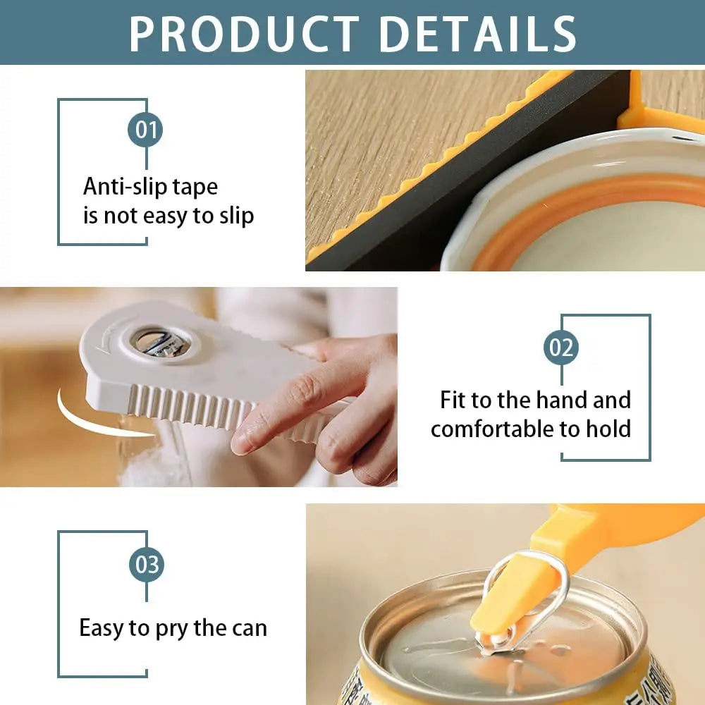 4-in-1 Multi-Function Jar & Bottle Opener
