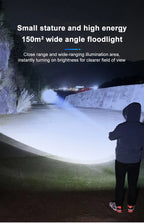 Rechargeable EDC Pocket Flashlight with Clip