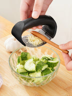 Ergonomic Stainless Steel Garlic Rocker
