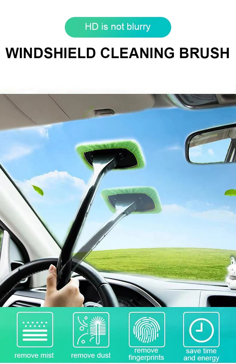Ergonomic Car Windshield Cleaning Wand
