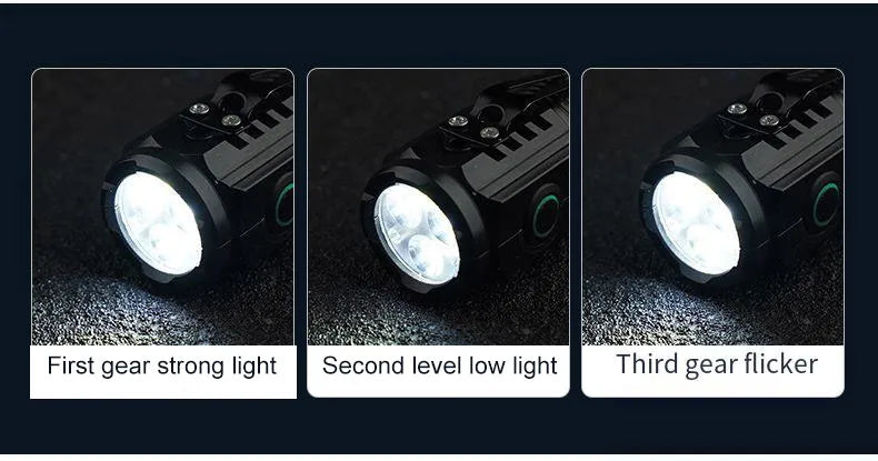 Rechargeable EDC Pocket Flashlight with Clip
