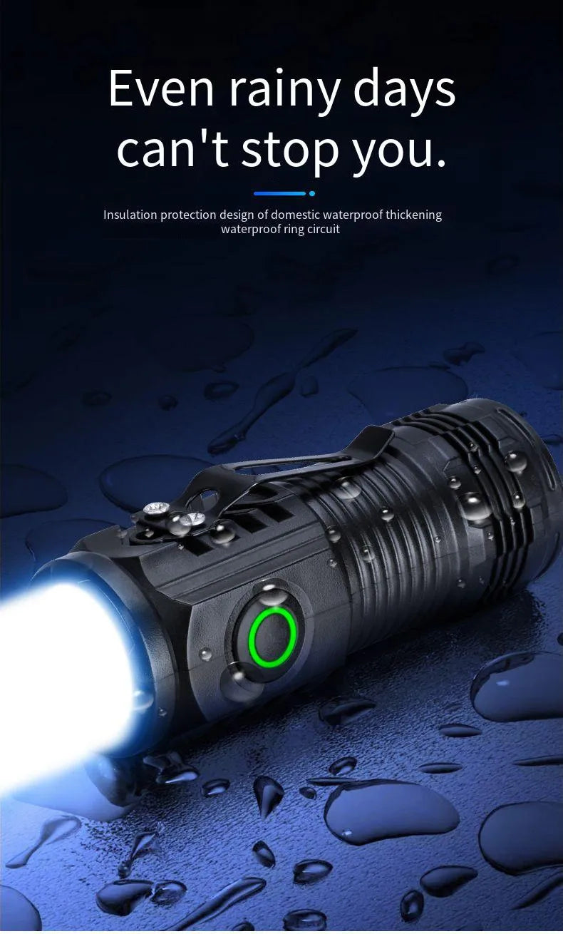 Rechargeable EDC Pocket Flashlight with Clip