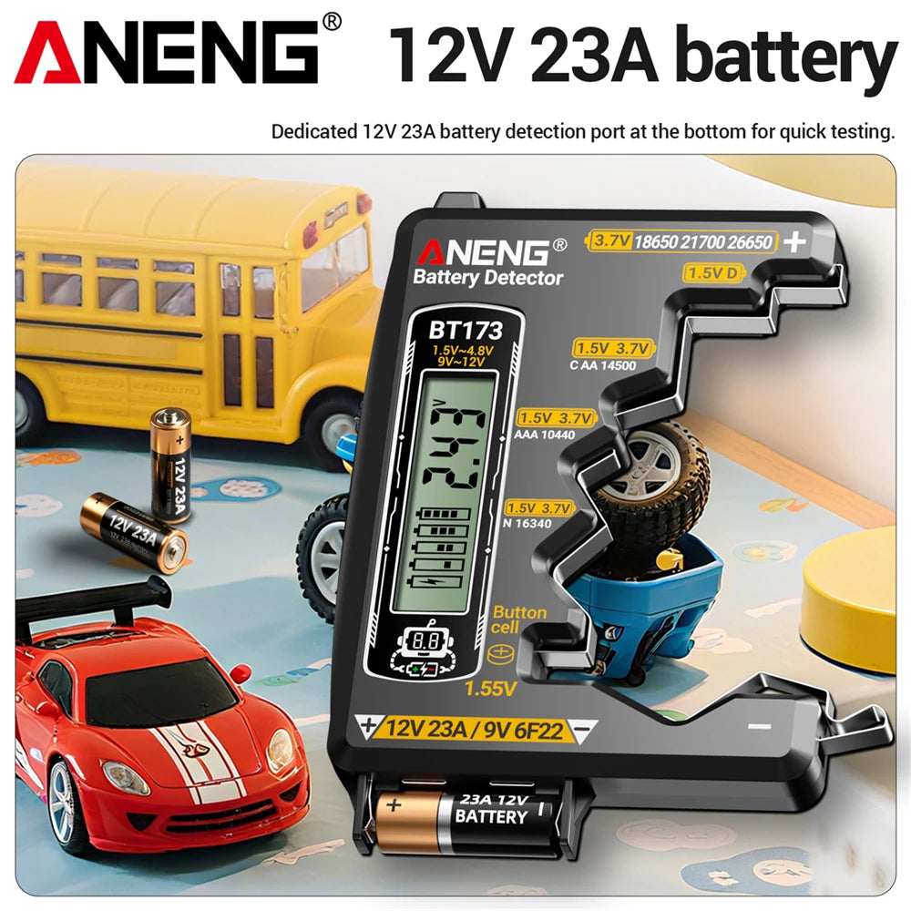 Universal LCD Digital Battery Tester