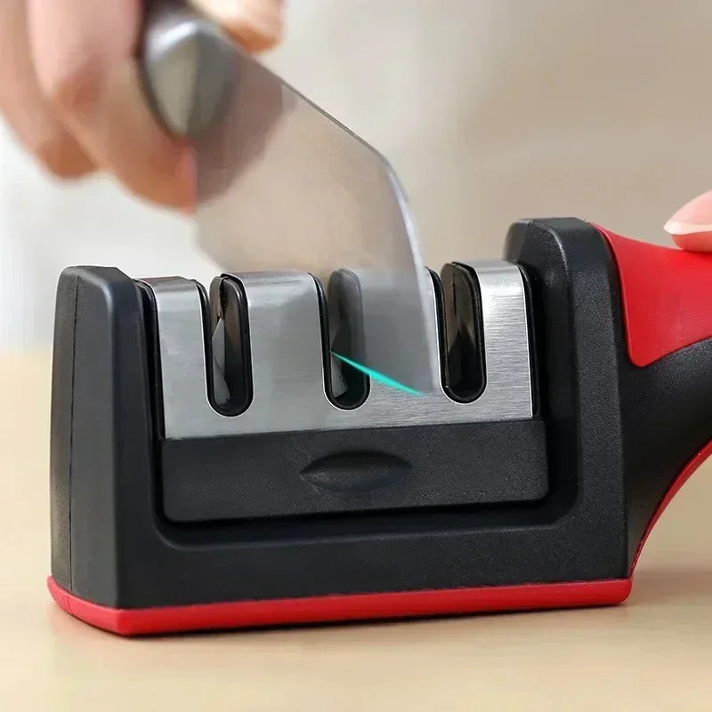 Ergonomic 3-in-1 Handheld Knife Sharpener