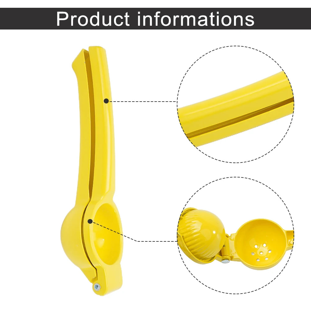 Heavy-Duty Aluminum Citrus Press (Organic searches for "heavy-duty" are very strong because cheap plastic squeezers notoriously snap in half).