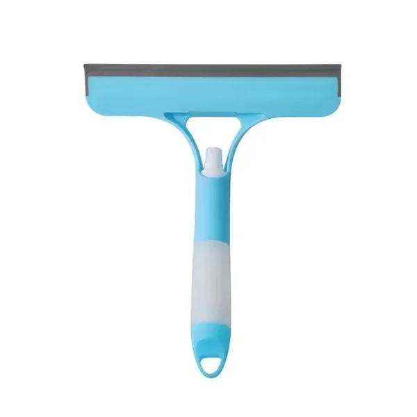 2-in-1 Window Squeegee with Built-in Spray Bottle