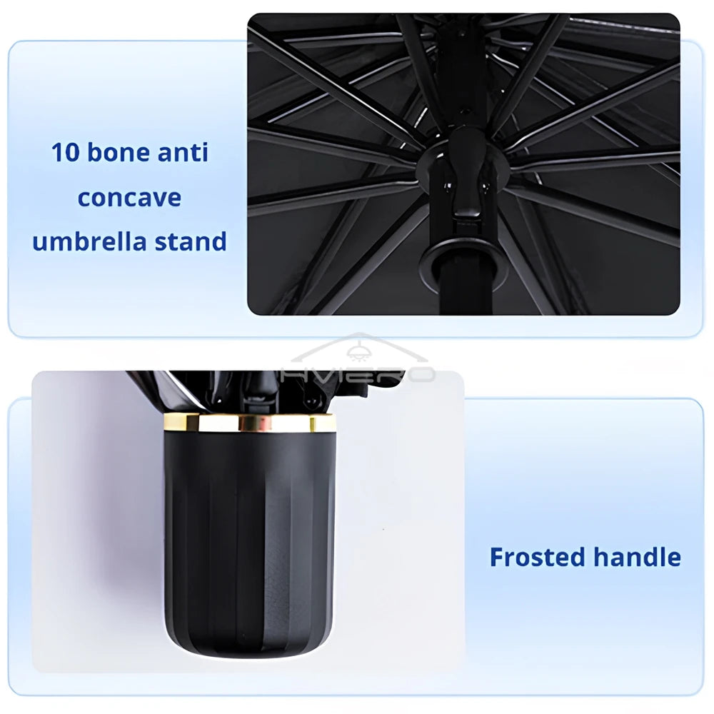 Umbrella-Style Windshield Sun Blocker