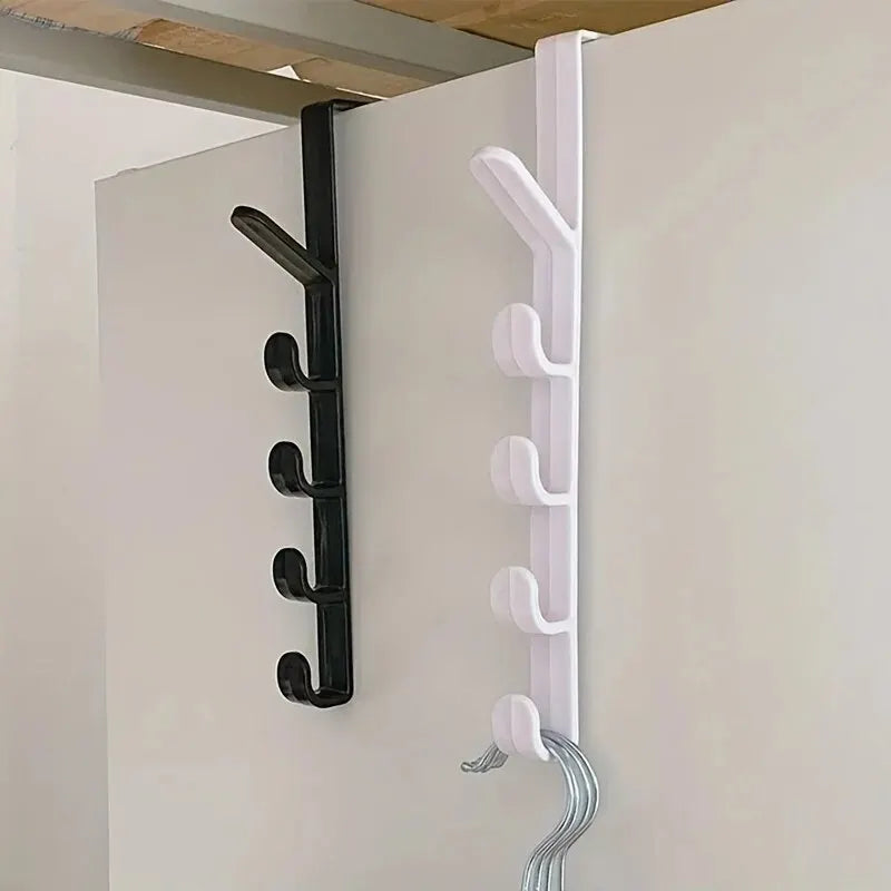 Space-Saving No-Drill Door Hanger Hooks