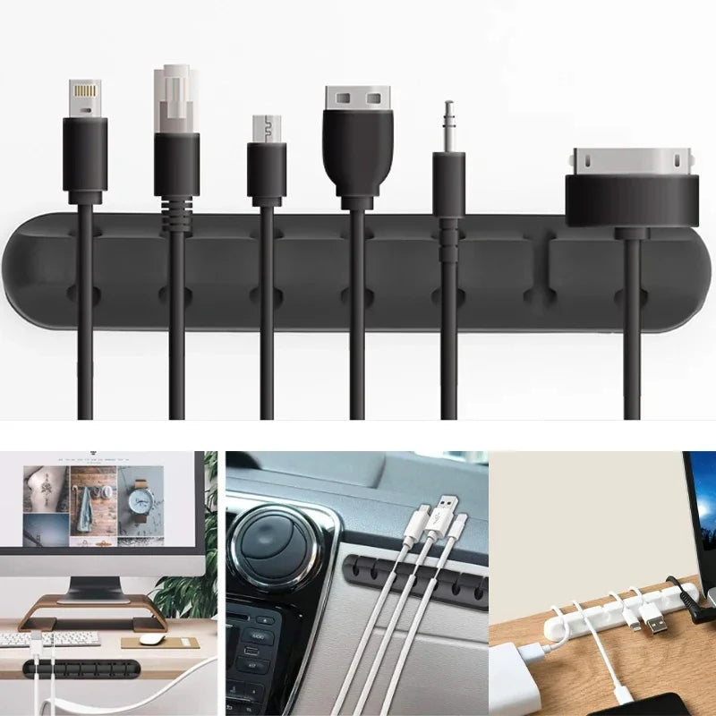 Self-Adhesive Wire & Cord Management Holder