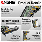Universal LCD Digital Battery Tester