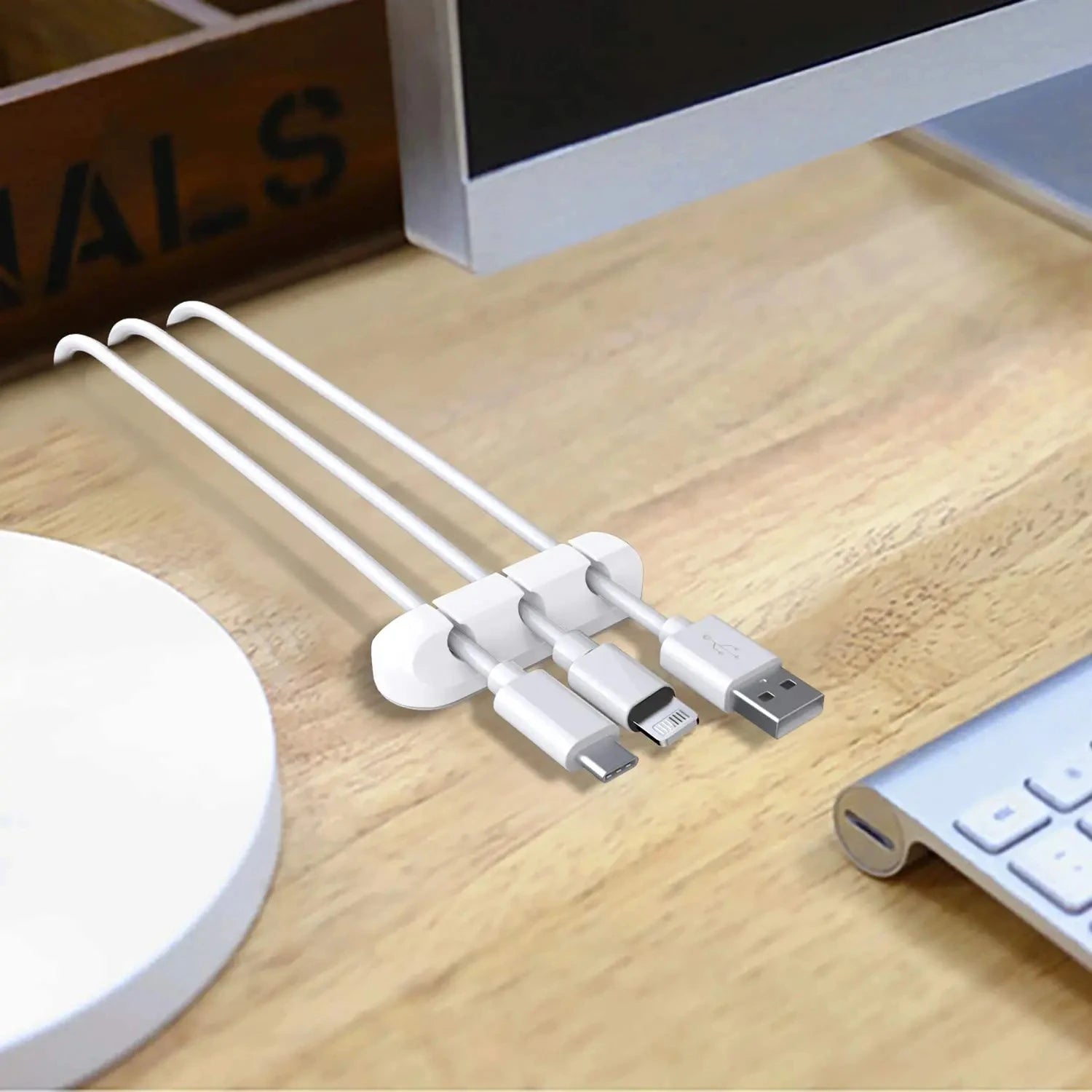 Self-Adhesive Wire & Cord Management Holder