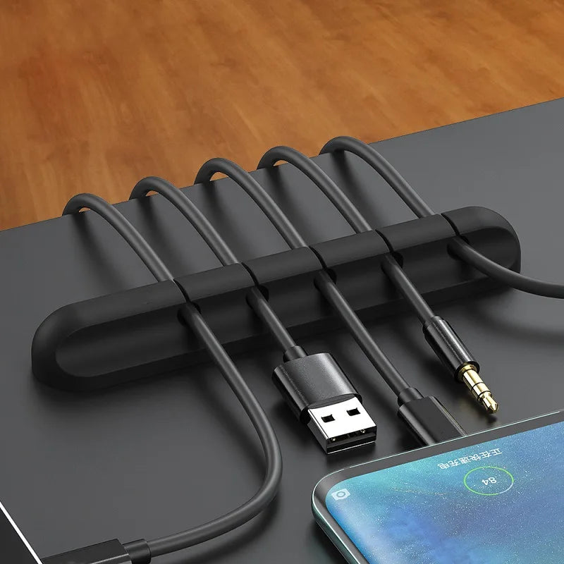 Self-Adhesive Wire & Cord Management Holder