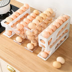 Space-Saving Refrigerator Egg Organizer