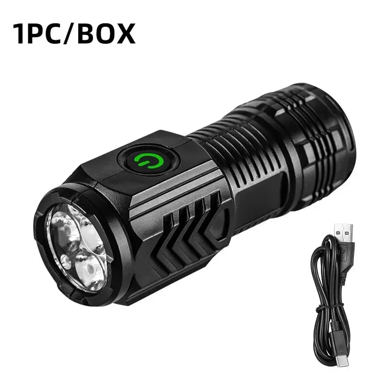 Rechargeable EDC Pocket Flashlight with Clip