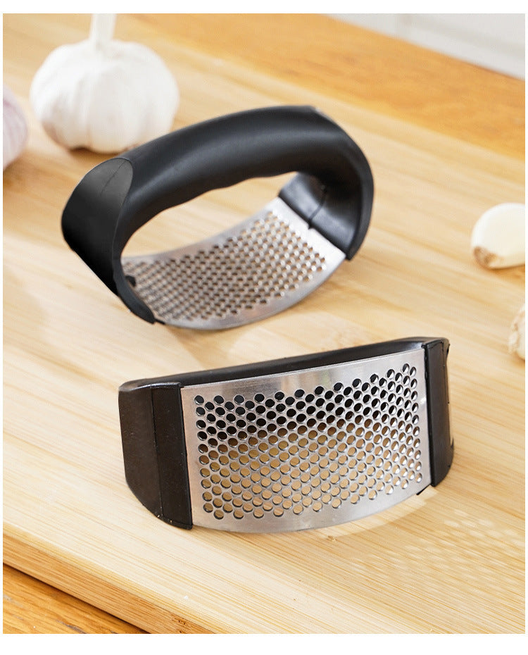 Ergonomic Stainless Steel Garlic Rocker