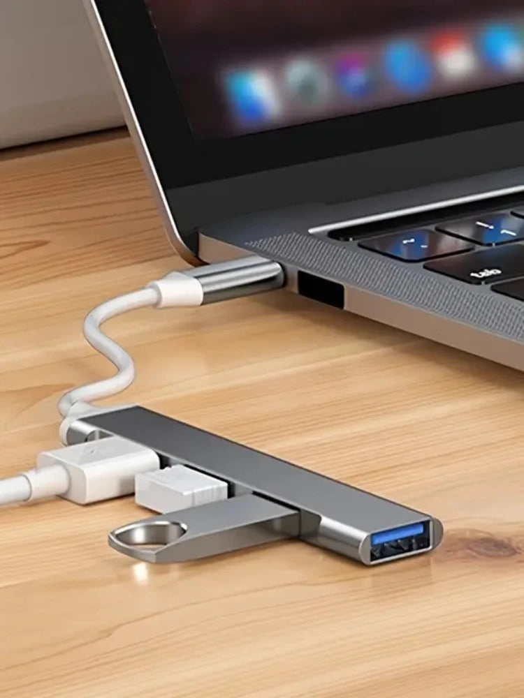 Ultra-Slim 4-in-1 Type-C USB Hub