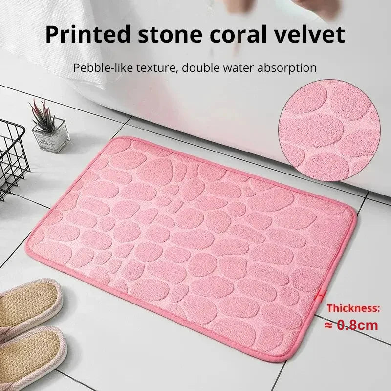Ultra-Absorbent Memory Foam Bath Mat