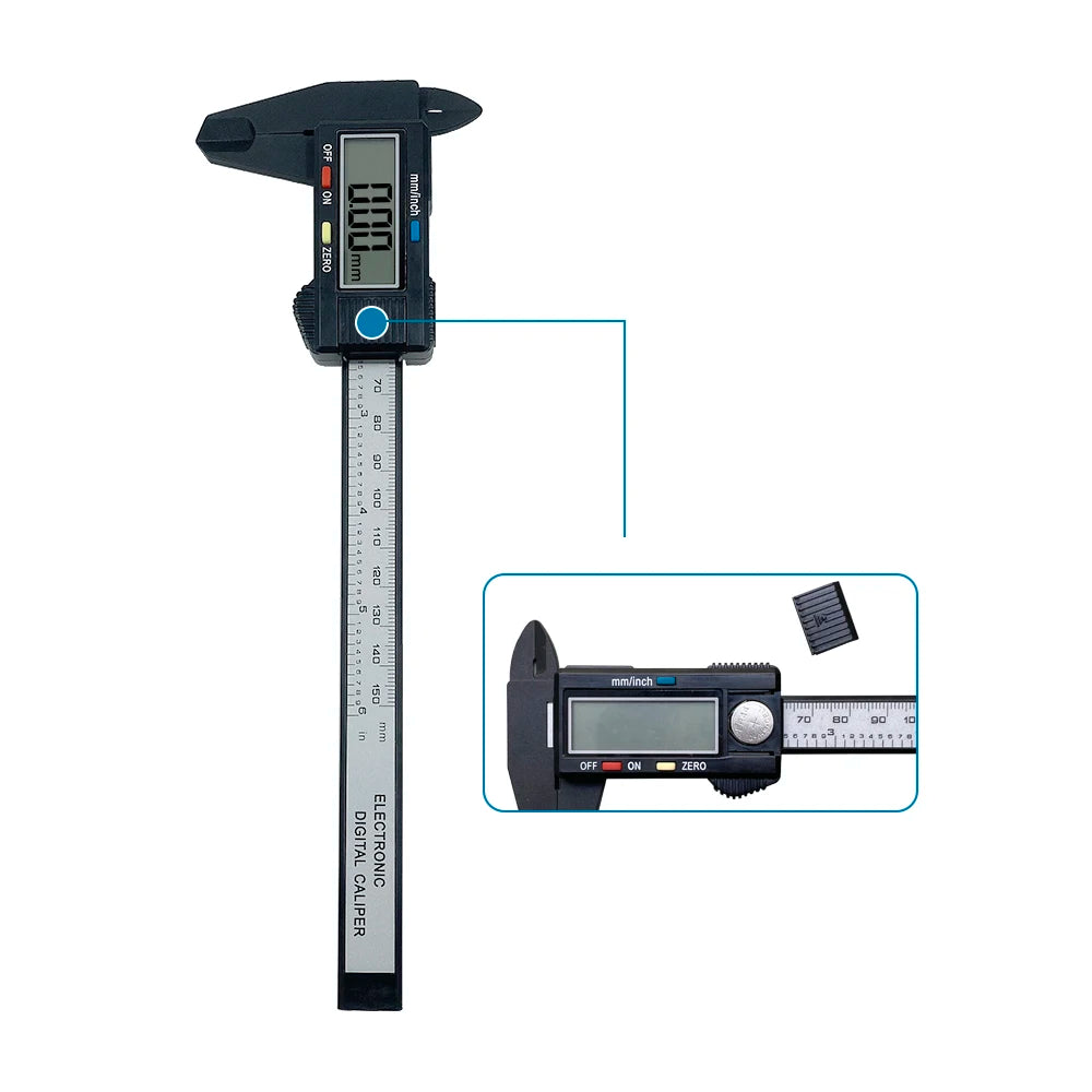 Electronic Digital Caliper with LCD Display