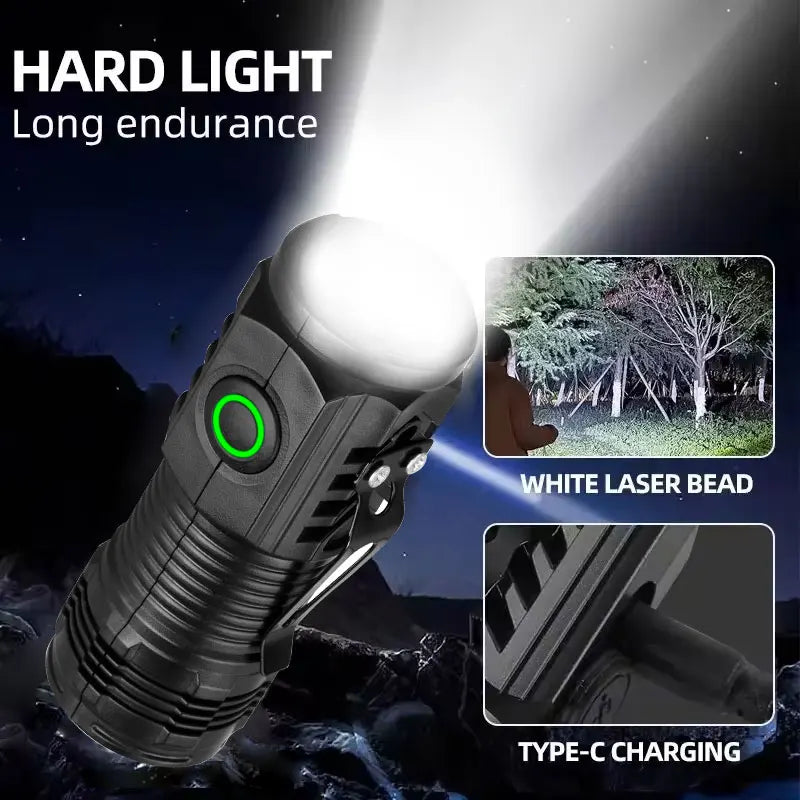 Rechargeable EDC Pocket Flashlight with Clip