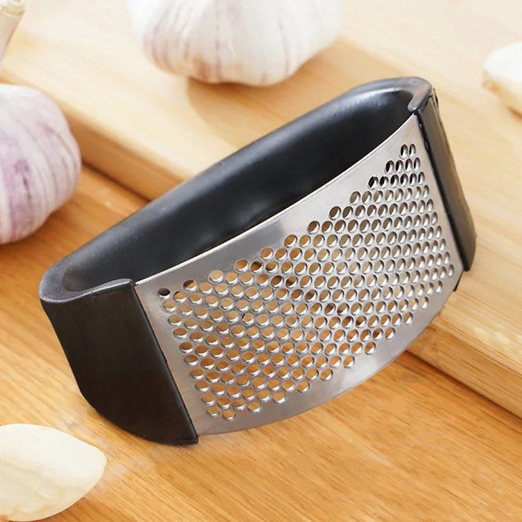 Ergonomic Stainless Steel Garlic Rocker