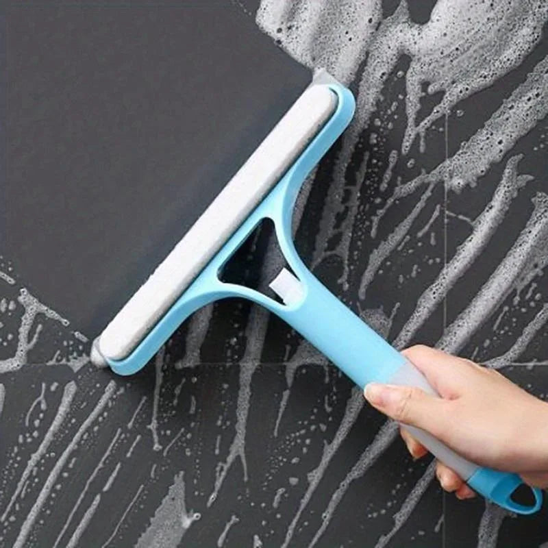2-in-1 Window Squeegee with Built-in Spray Bottle