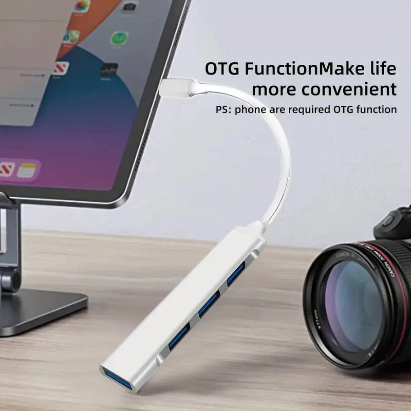 Ultra-Slim 4-in-1 Type-C USB Hub