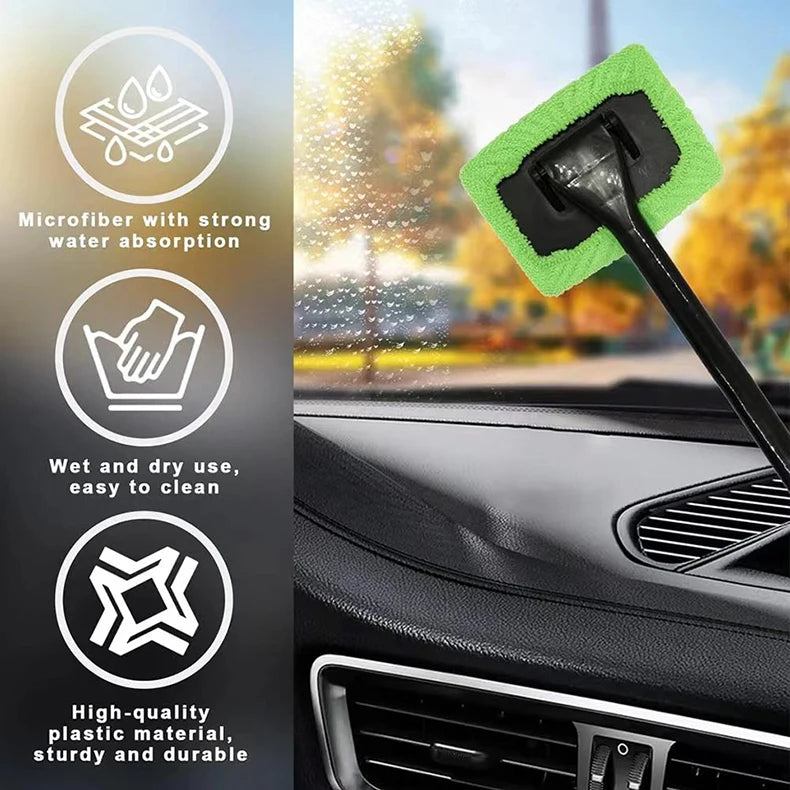 Ergonomic Car Windshield Cleaning Wand